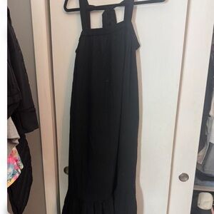 Old Navy Black Halter Maxi Dress